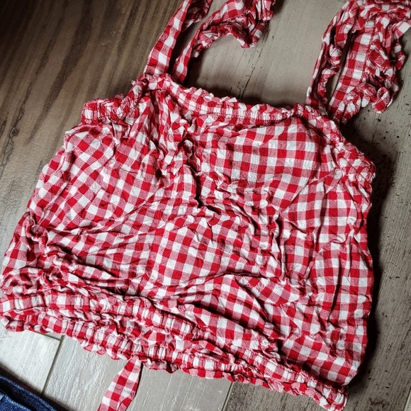 The Children's Place Girls Size 4/5 2 Pc Matching Outfit EUC Blue Red - Picture 13 of 15